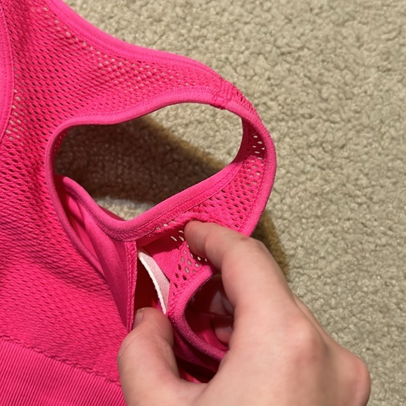 NWT DKNY hot pink sports bra size XS - Picture 5 of 6